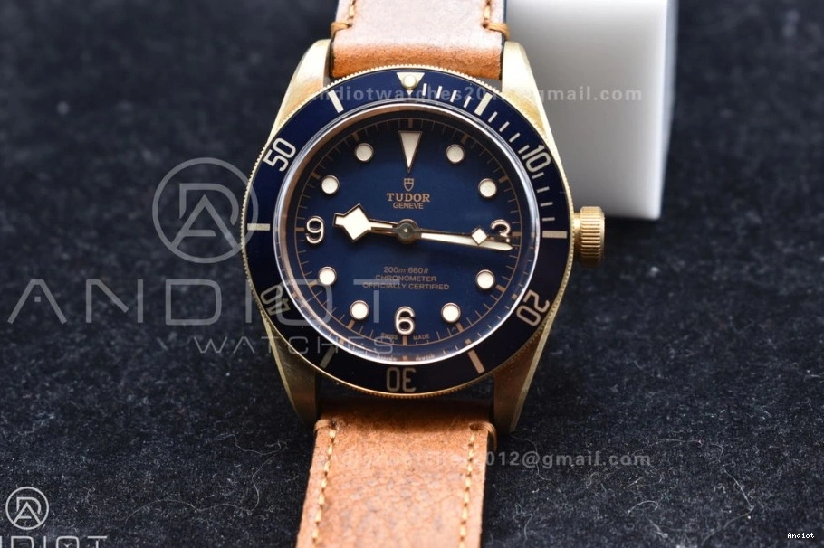 Strap) V3 XF on (Free Edition Leather Bronze Heritage Nato Bay 1:1 A2824 Best Black Aged Brown Strap Blue 0122